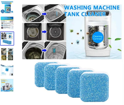 Wash Warrior Advanced Washing Machine Cleaner 12 Tablets - Smell Odour Mould